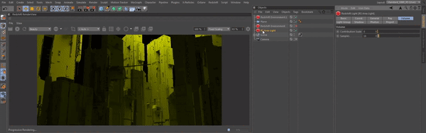 使用Redshift為Cinema 4D創建靈感來自銀翼殺手的霧-步驟2 使用Redshift為Cinema 4D創建靈感來自銀翼殺手的霧-步驟2