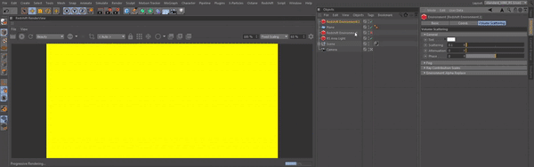 使用Redshift為Cinema 4D創建銀翼殺手靈感的霧-步驟3 使用Redshift為Cinema 4D創建銀翼殺手靈感的霧-步驟3