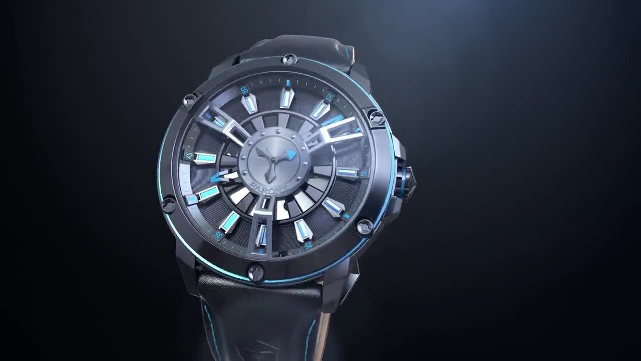雷諾騎士系列商務手表三維產品動畫宣傳片